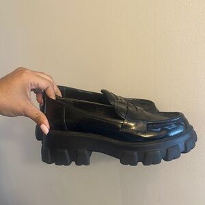 Bar III Black Chunky Loafers